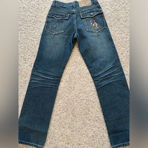U.S Polo Boys Denim Jeans Slim Straight Size 12